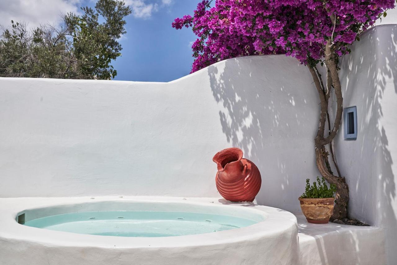 2 Bedroom Charming Villa With Outdoors Jacuzzi Megalochori  Esterno foto
